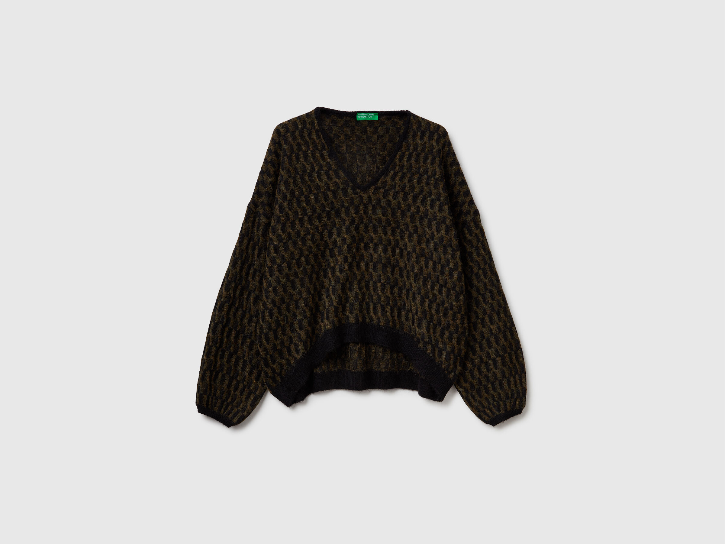 V NECK SWEATER L/S Femme image number 5